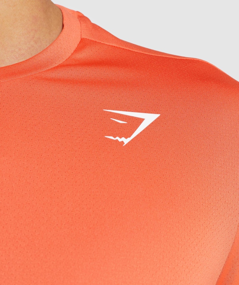 Gymshark Arrival Regular Fit T-shirt Papaja Pomarańczowy
