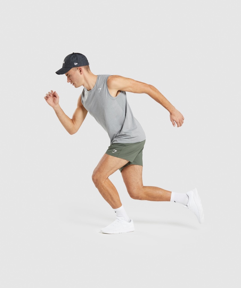 Gymshark Przyjazd Bezszwowy Zbiornik Szary