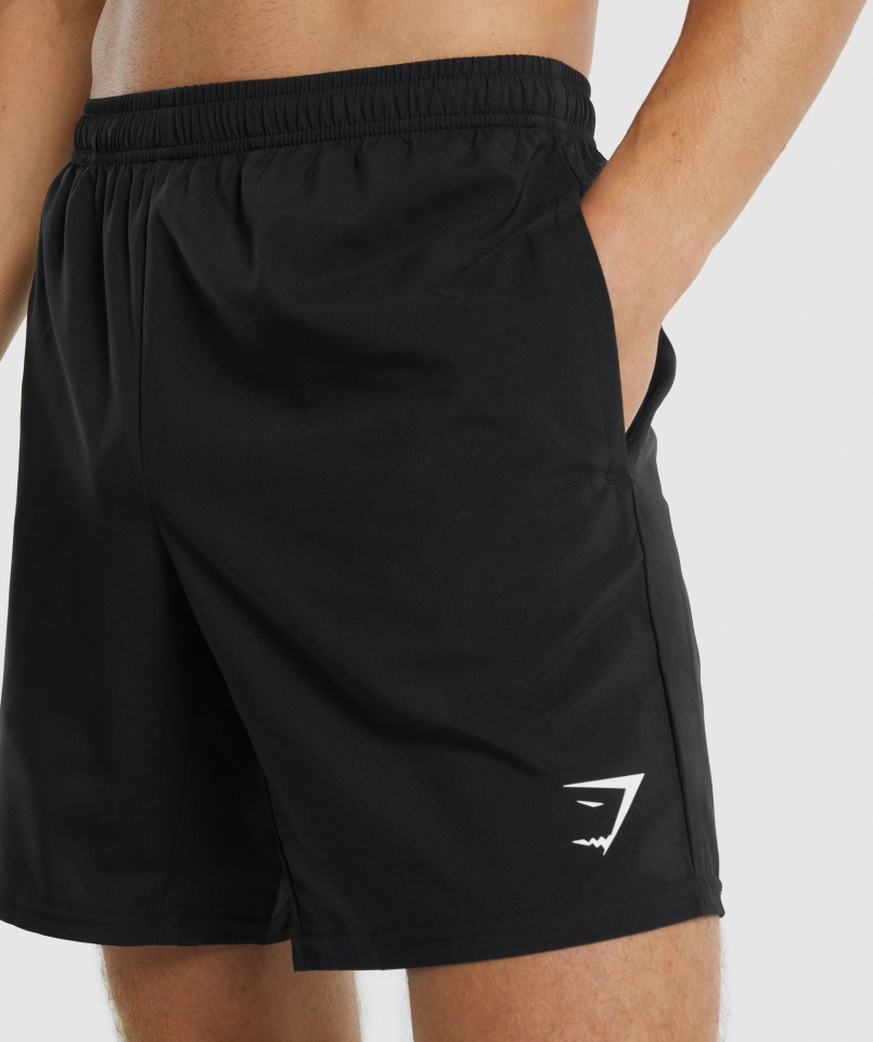 Szorty Gymshark Przyjazdowe Czarne