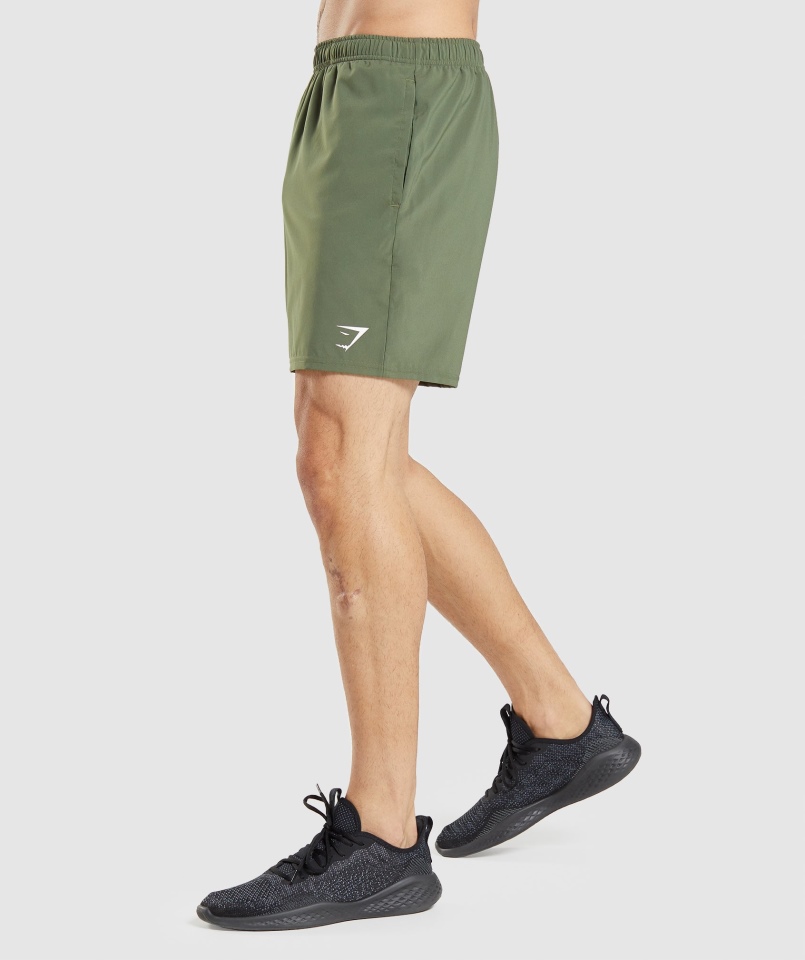 Spodenki Gymshark Arrival Rdzeń Oliwkowe