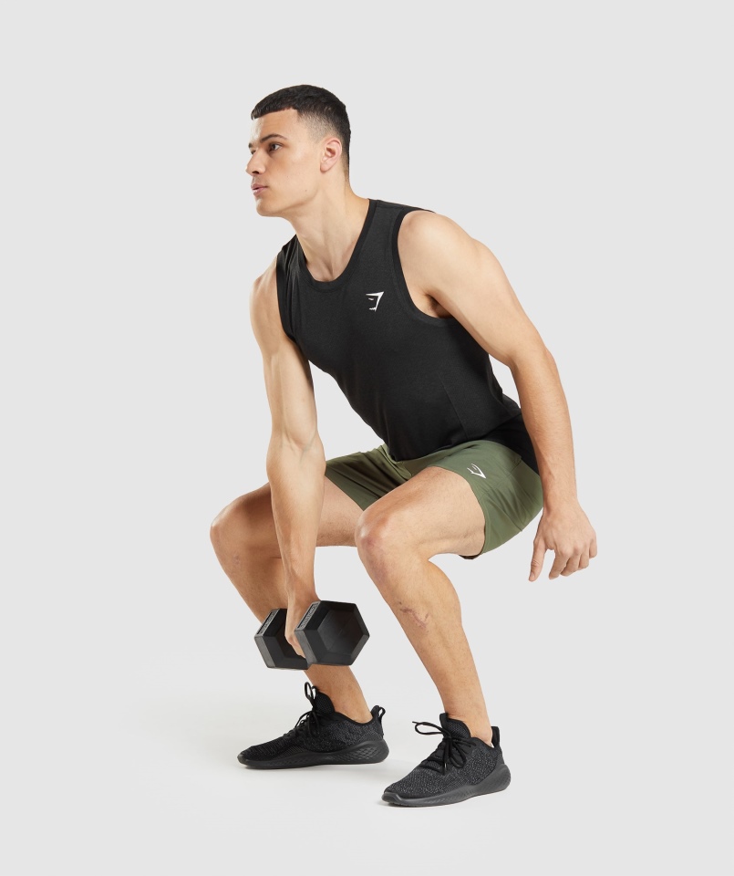 Spodenki Gymshark Arrival Rdzeń Oliwkowe