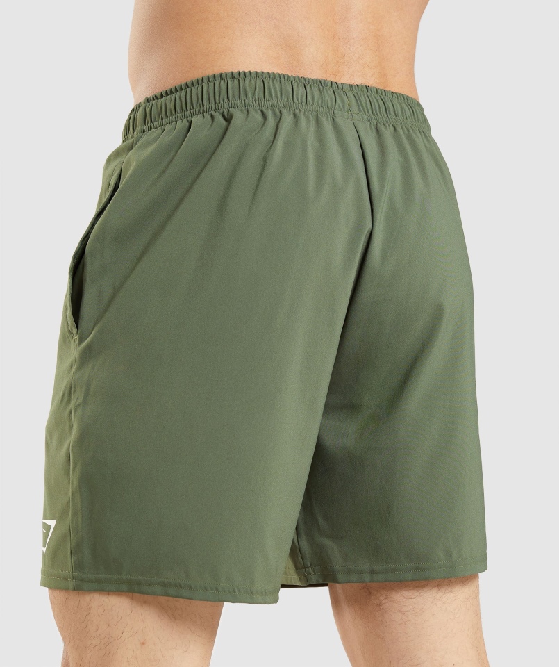 Spodenki Gymshark Arrival Rdzeń Oliwkowe