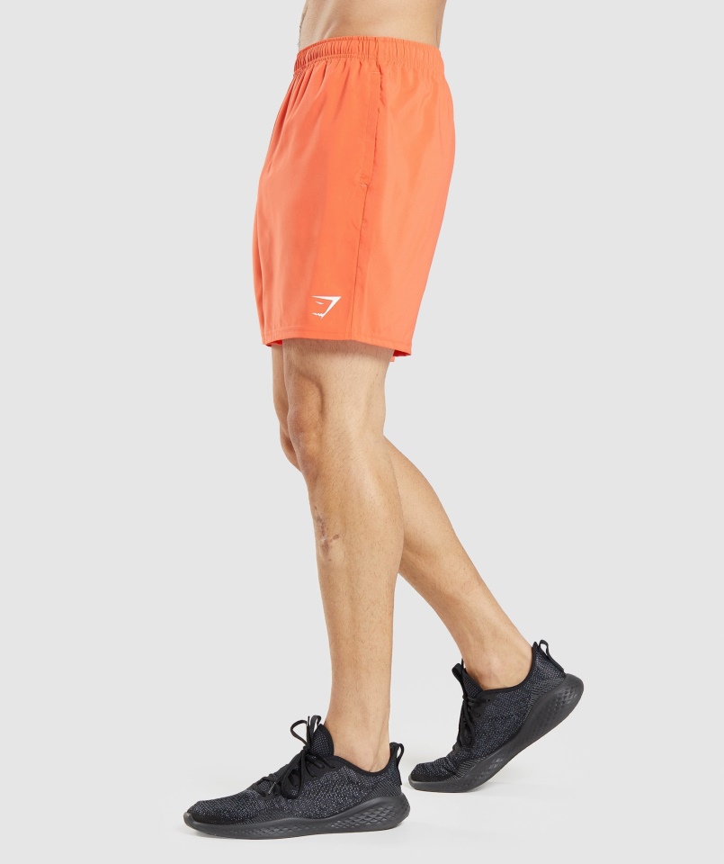 Szorty Gymshark Arrival Papaja Pomarańczowe