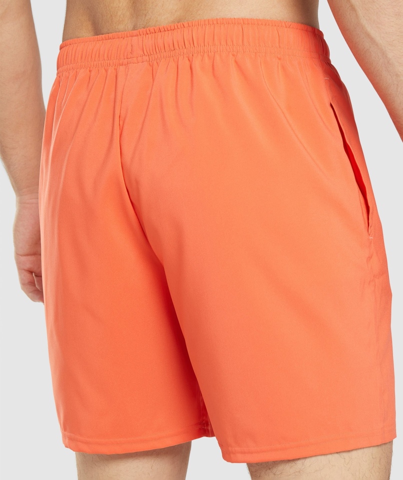 Szorty Gymshark Arrival Papaja Pomarańczowe