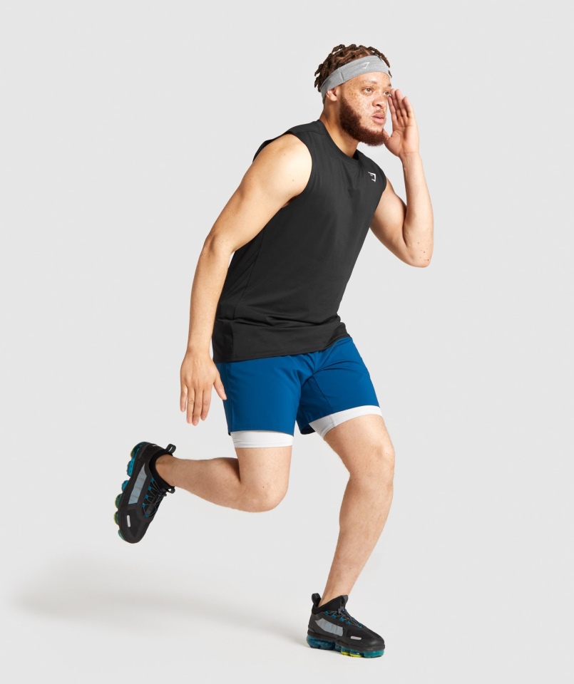 Spodenki Gymshark Arrival Petrol Blue