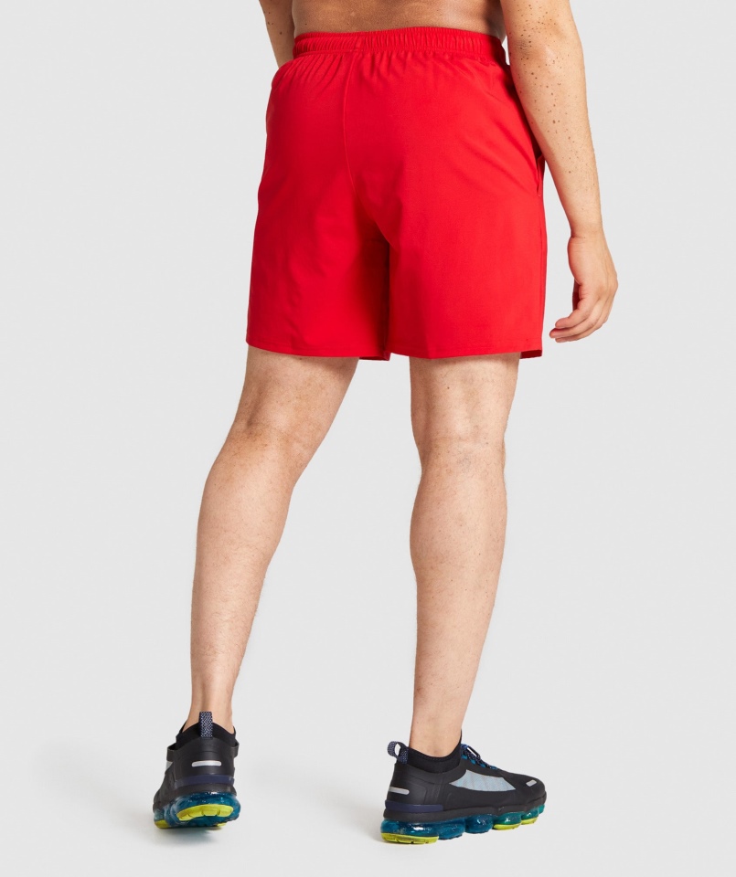Szorty Gymshark Przyjazdu Czerwone