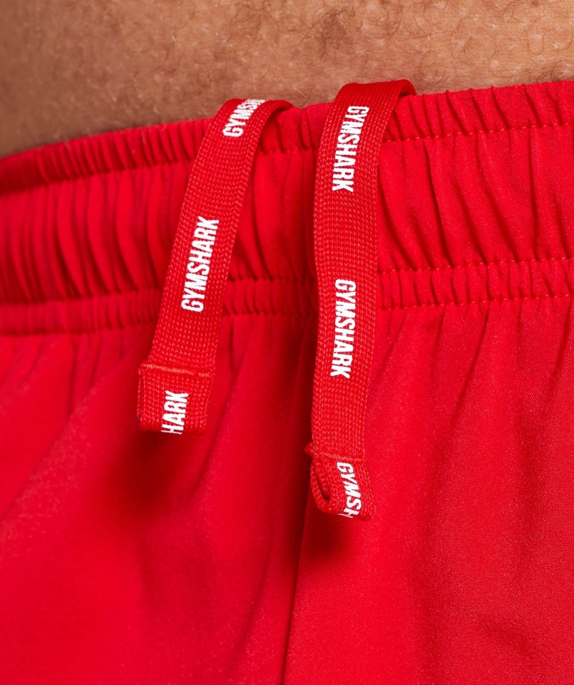 Szorty Gymshark Przyjazdu Czerwone