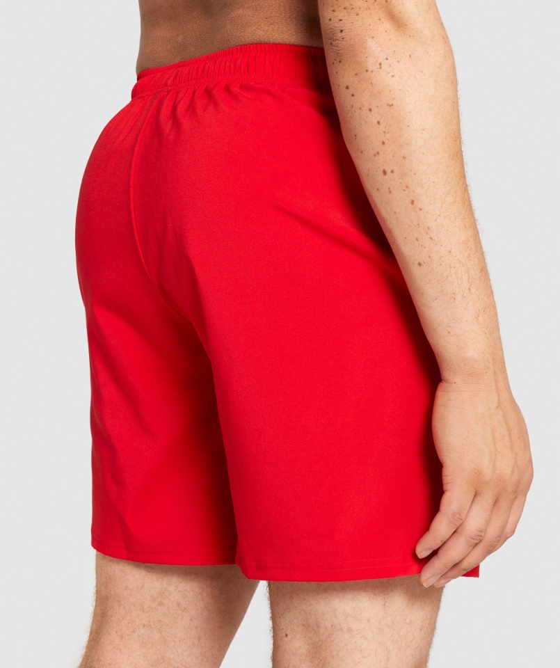 Szorty Gymshark Przyjazdu Czerwone