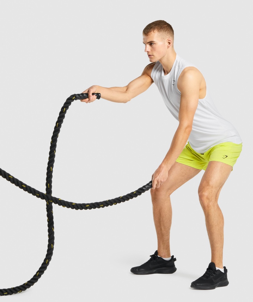 Koszulka Bez Rękawów Gymshark Przyjazd Biała