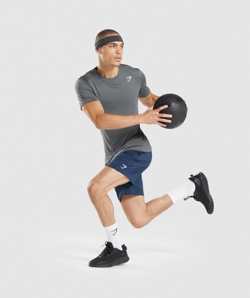 Gymshark Przyjazd T-shirt Grafitowy