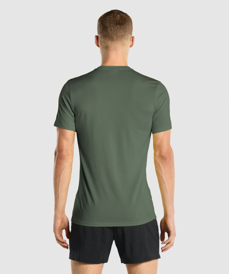 Koszulka Gymshark Przyjazd Zielona