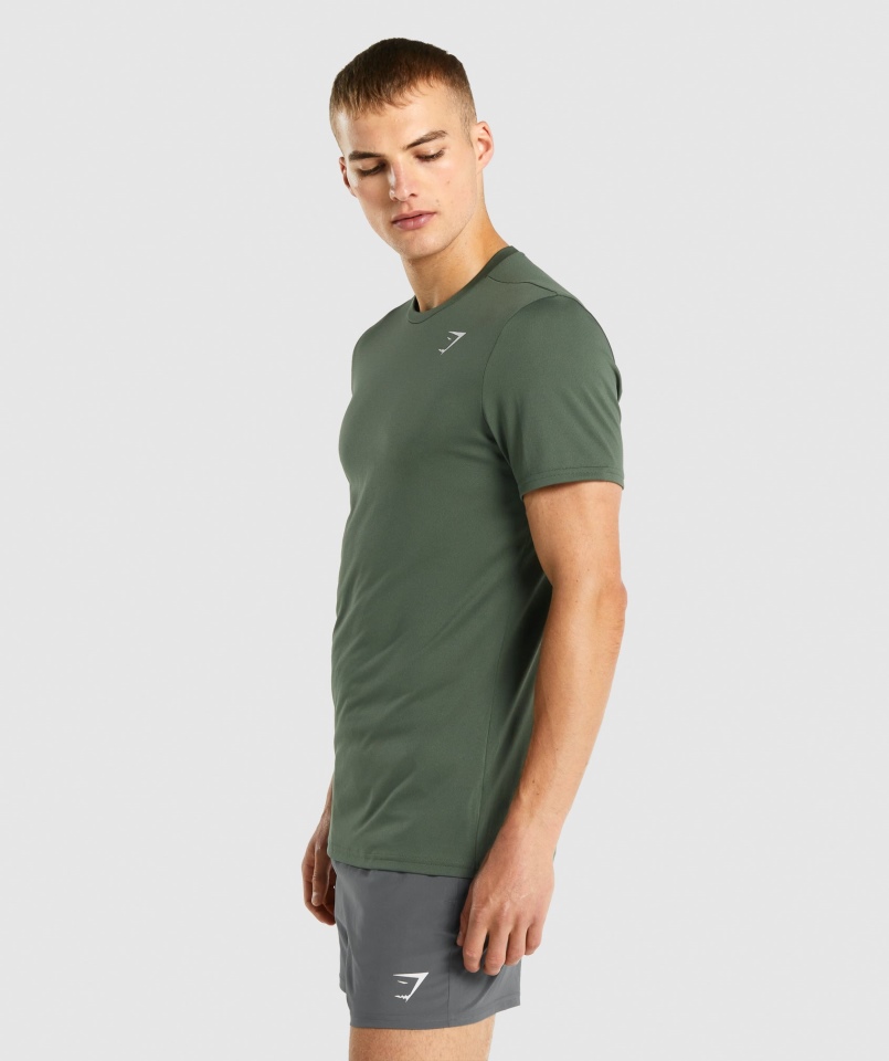 Koszulka Gymshark Przyjazd Zielona