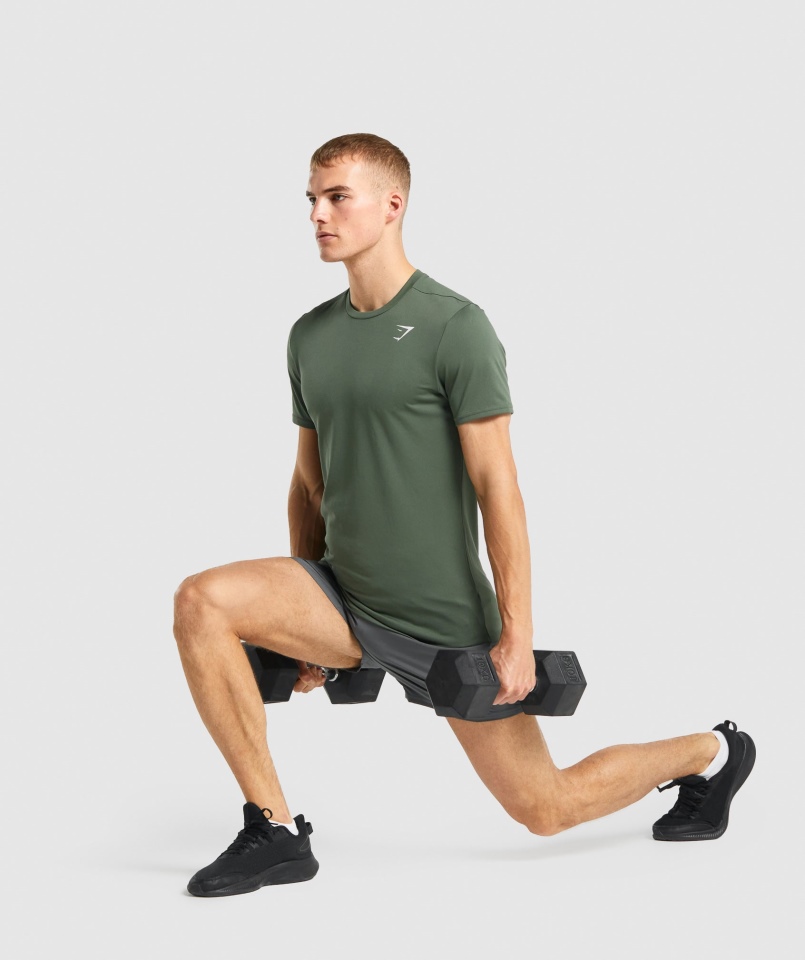 Koszulka Gymshark Przyjazd Zielona
