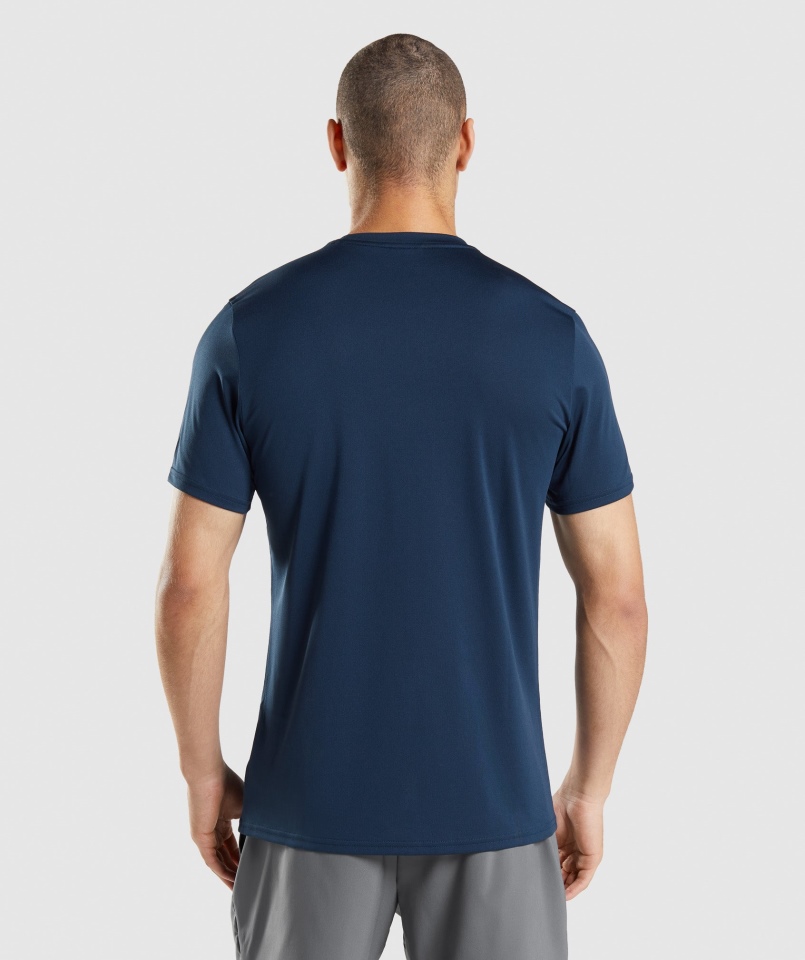 Koszulka Gymshark Przyjazd Granatowa
