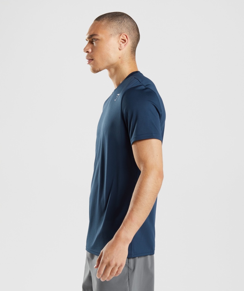 Koszulka Gymshark Przyjazd Granatowa