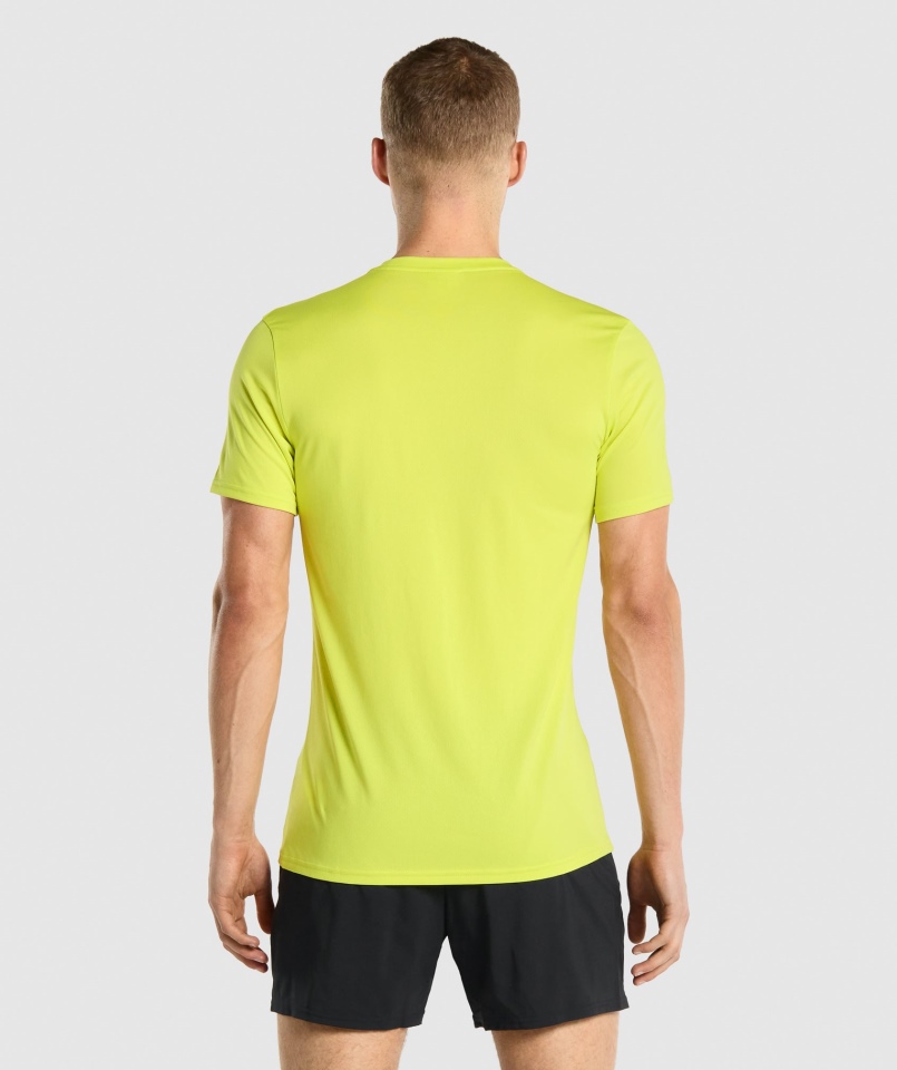 Koszulka Gymshark Przyjazd żółta