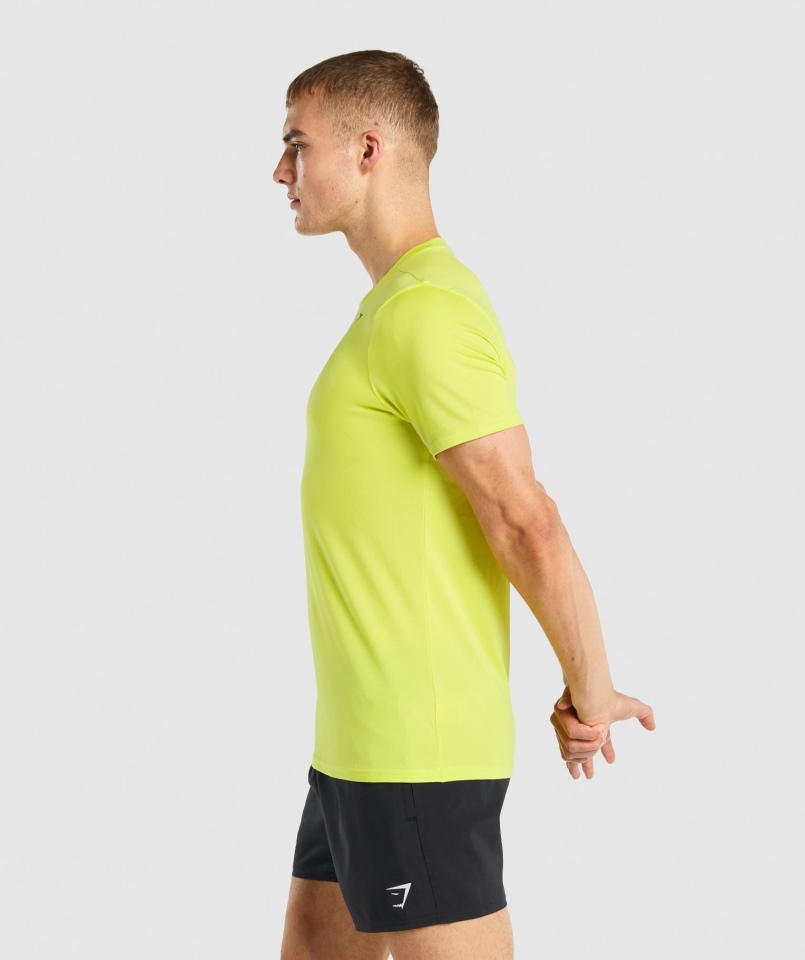 Koszulka Gymshark Przyjazd żółta
