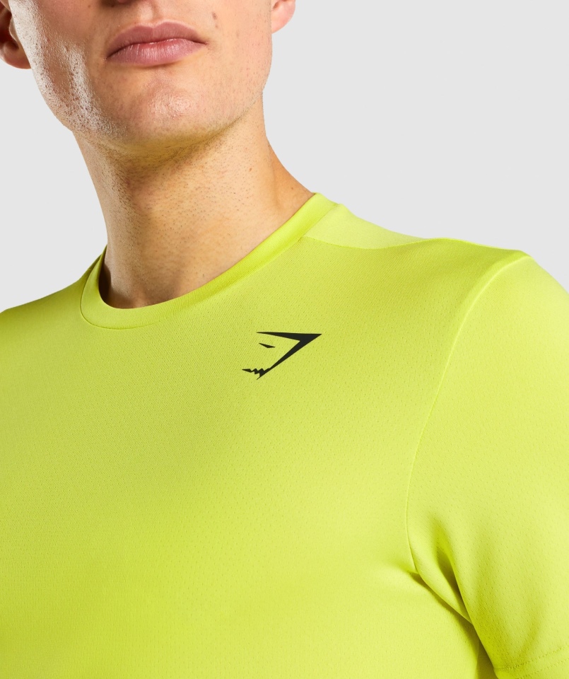 Koszulka Gymshark Przyjazd żółta