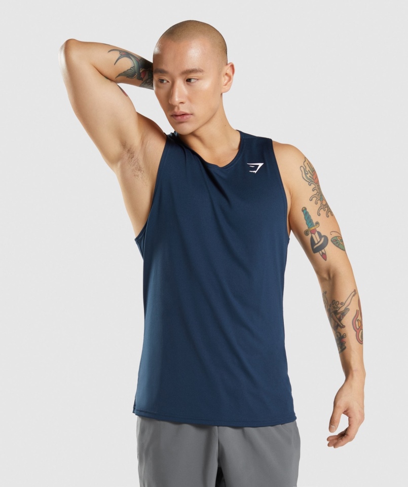 Gymshark Przyjazd Czołg Granatowy
