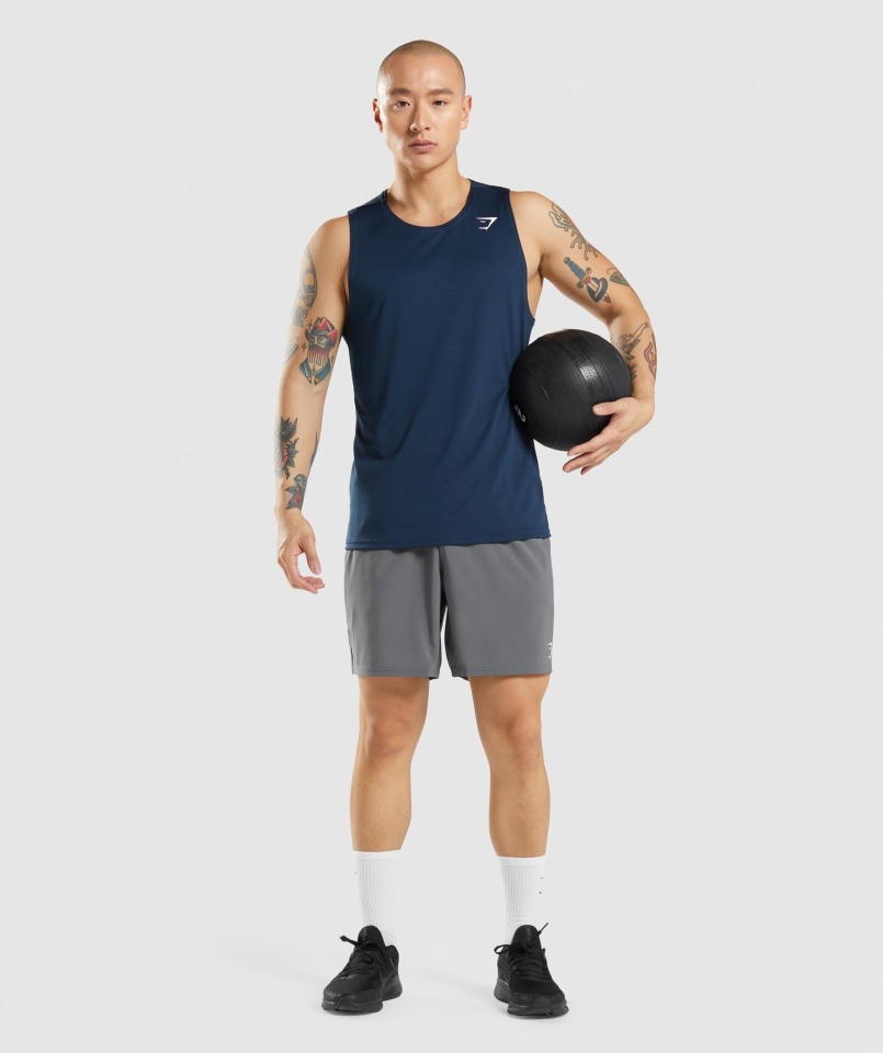 Gymshark Przyjazd Czołg Granatowy
