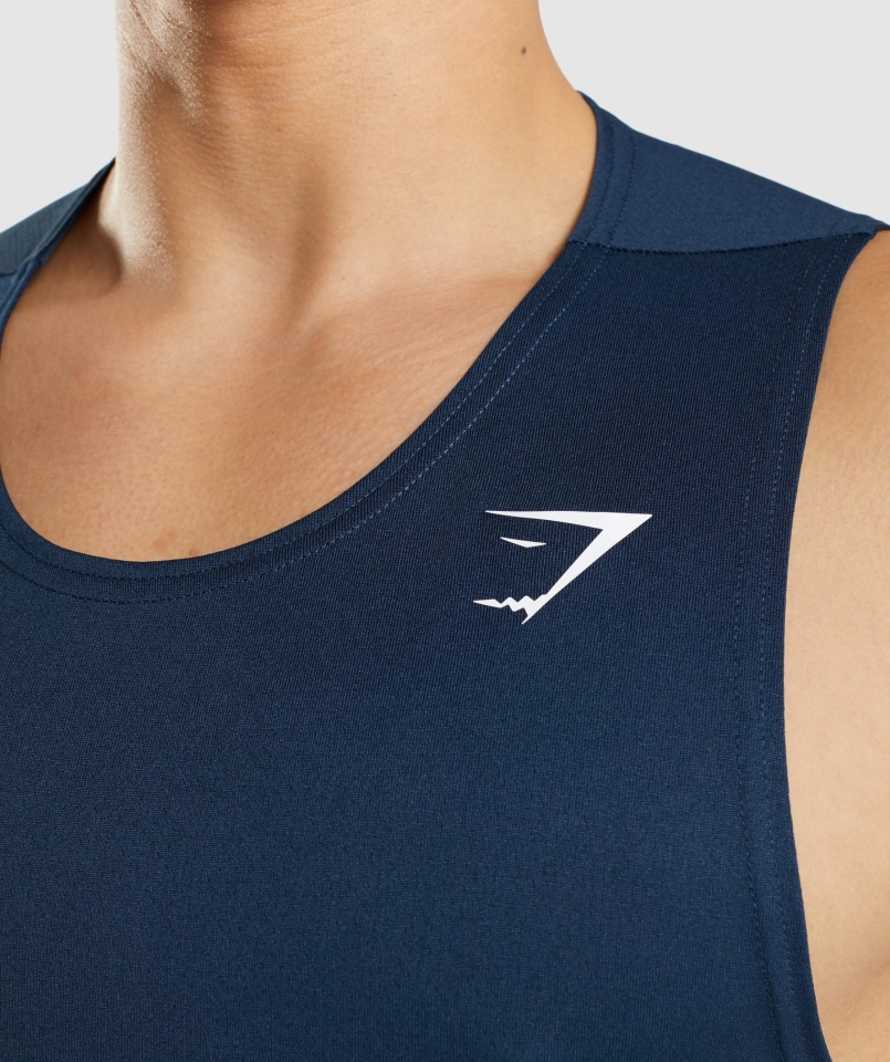 Gymshark Przyjazd Czołg Granatowy