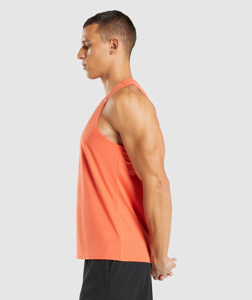 Gymshark Przyjazd Czołg Papaja Pomarańczowy
