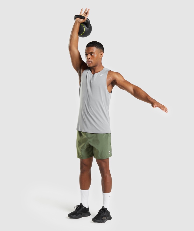 Gymshark Przyjazd Zbiornik Smokey Grey