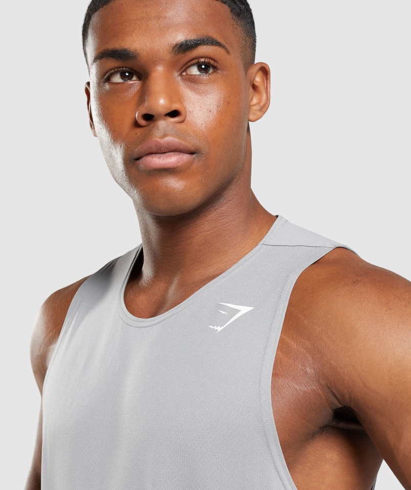 Gymshark Przyjazd Zbiornik Smokey Grey