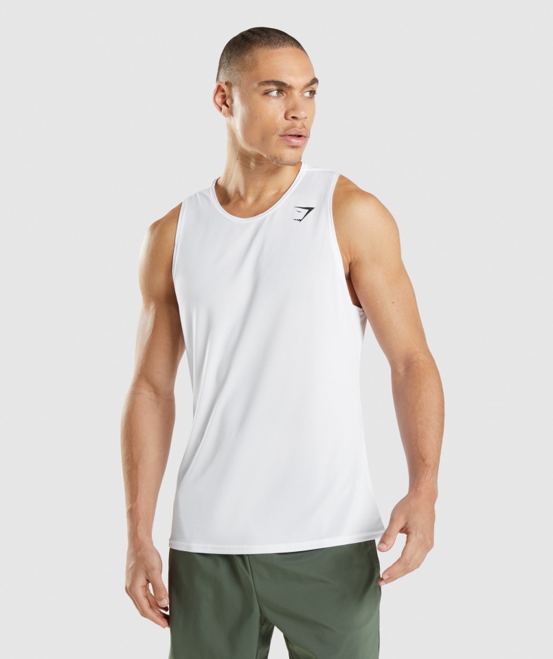 Gymshark Przyjazd Biały Zbiornik