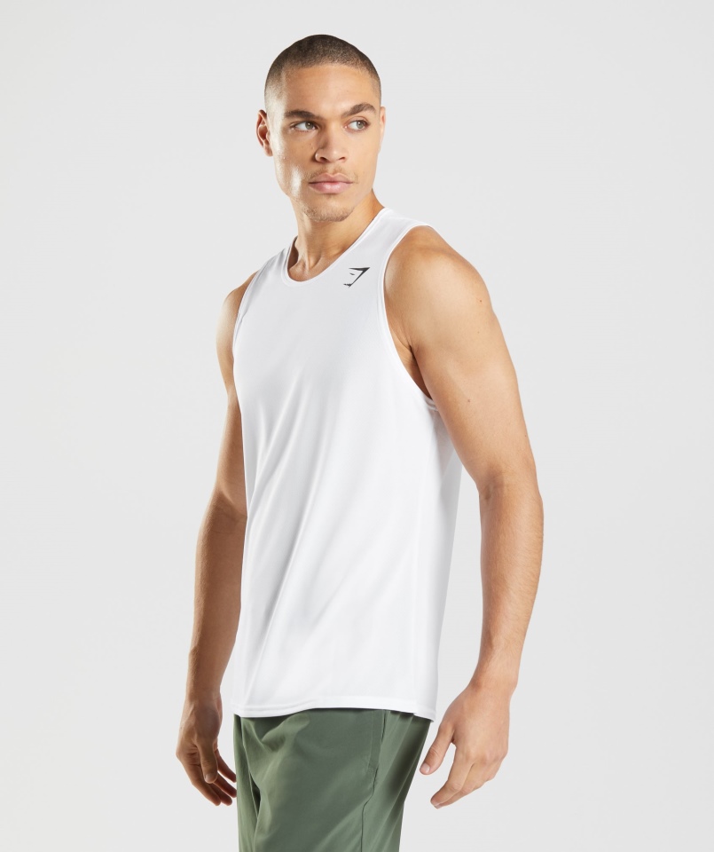 Gymshark Przyjazd Biały Zbiornik