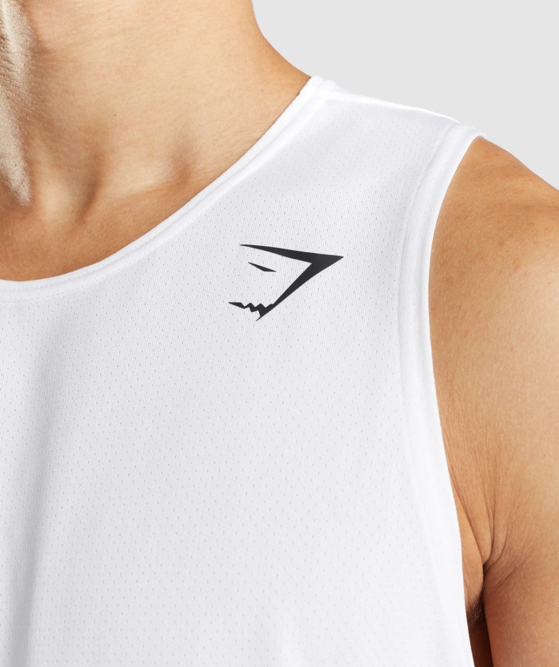Gymshark Przyjazd Biały Zbiornik