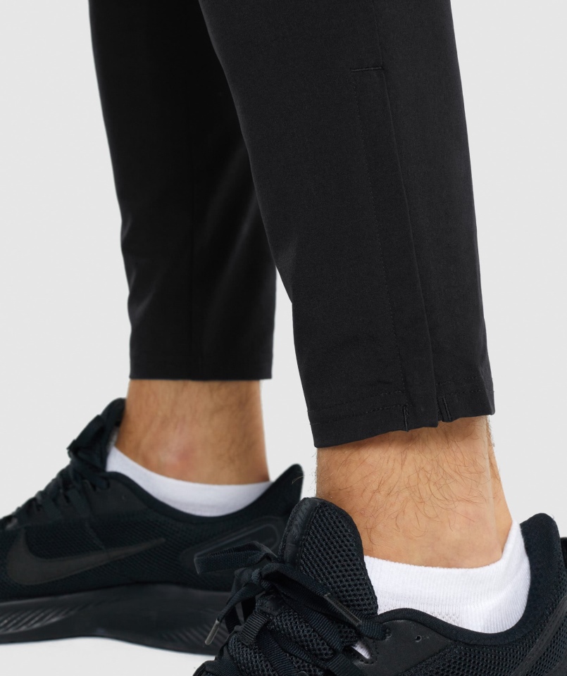 Gymshark Przyjazdowe Tkane Joggery Czarne