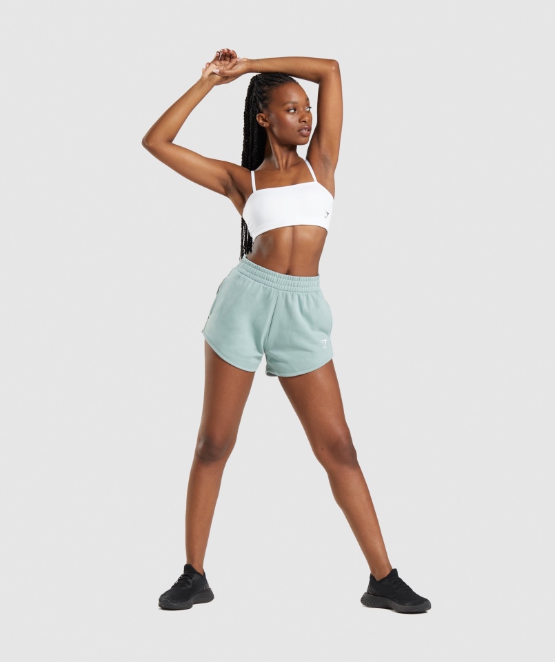 Gymshark Biustonosz Sportowy Bandeau Biały