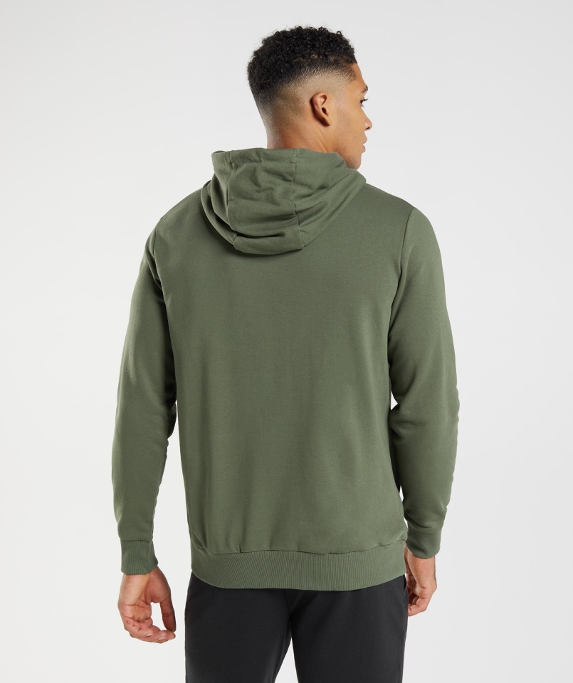 Bluza Z Kapturem Gymshark Rdzeń Oliwkowa