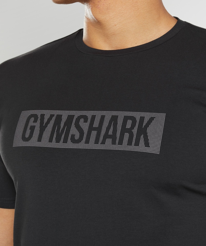 Gymshark Blokowa Koszulka Czarna
