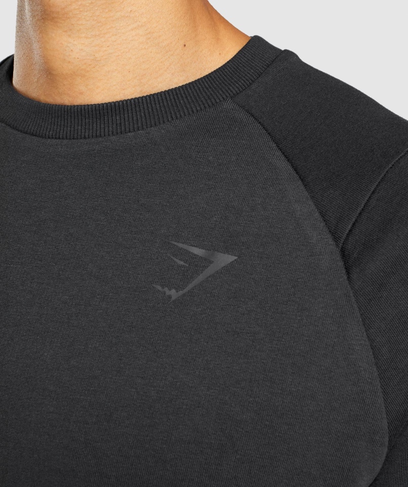 Gymshark Odważna Czarna Załoga