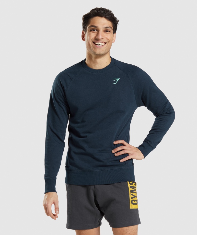 Gymshark Odważna Załoga Granatowa