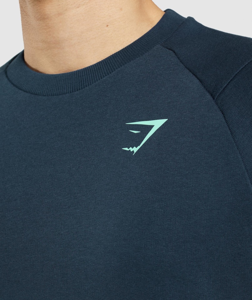 Gymshark Odważna Załoga Granatowa
