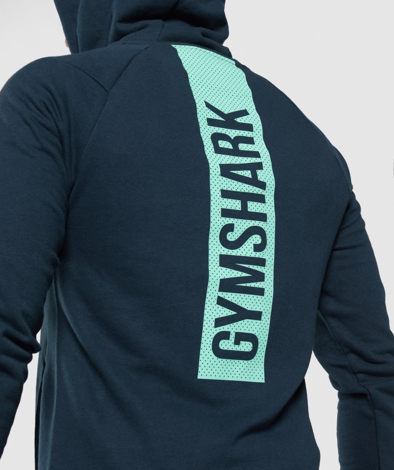 Gymshark Odważna Bluza Z Kapturem Navy
