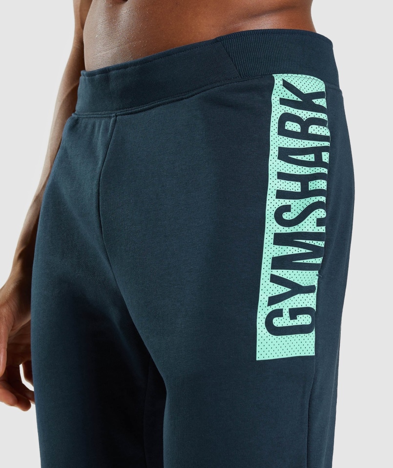 Gymshark Odważne Joggersy Granatowe
