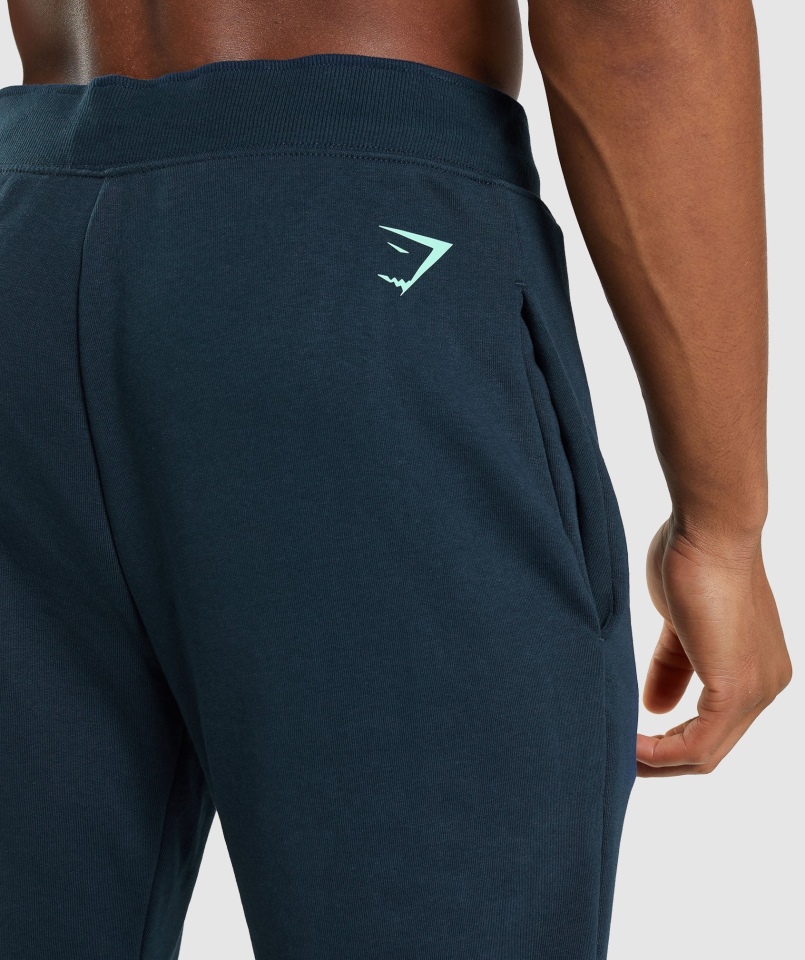 Gymshark Odważne Joggersy Granatowe