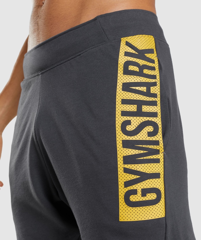 Gymshark Odważne Spodenki Szare Onyks