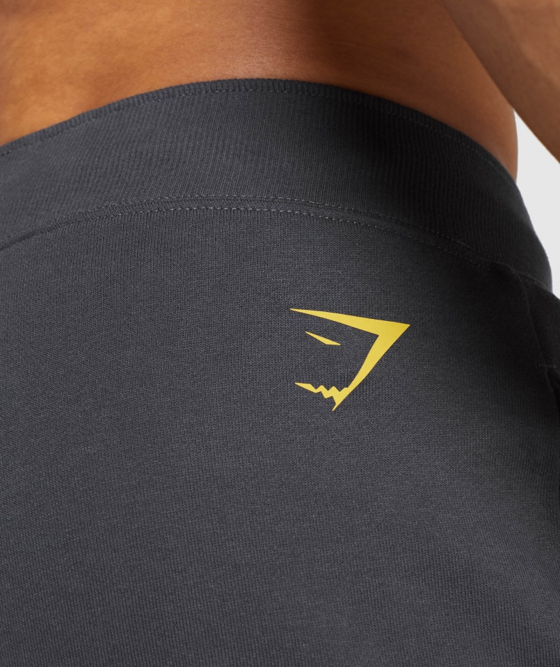 Gymshark Odważne Spodenki Szare Onyks