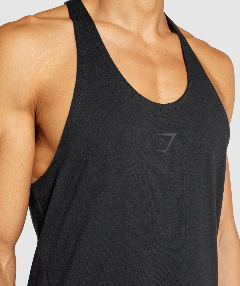 Gymshark Odważny Stringer Czarny