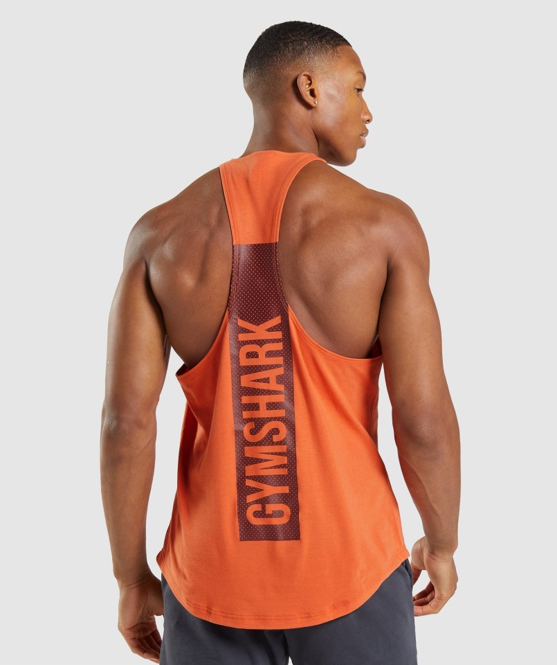 Gymshark Odważny Stringer Glina Pomarańczowy