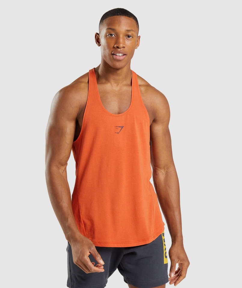 Gymshark Odważny Stringer Glina Pomarańczowy