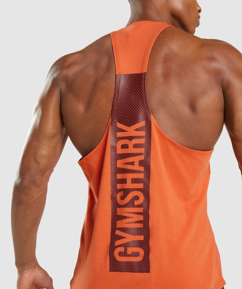Gymshark Odważny Stringer Glina Pomarańczowy