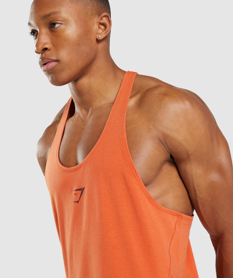 Gymshark Odważny Stringer Glina Pomarańczowy