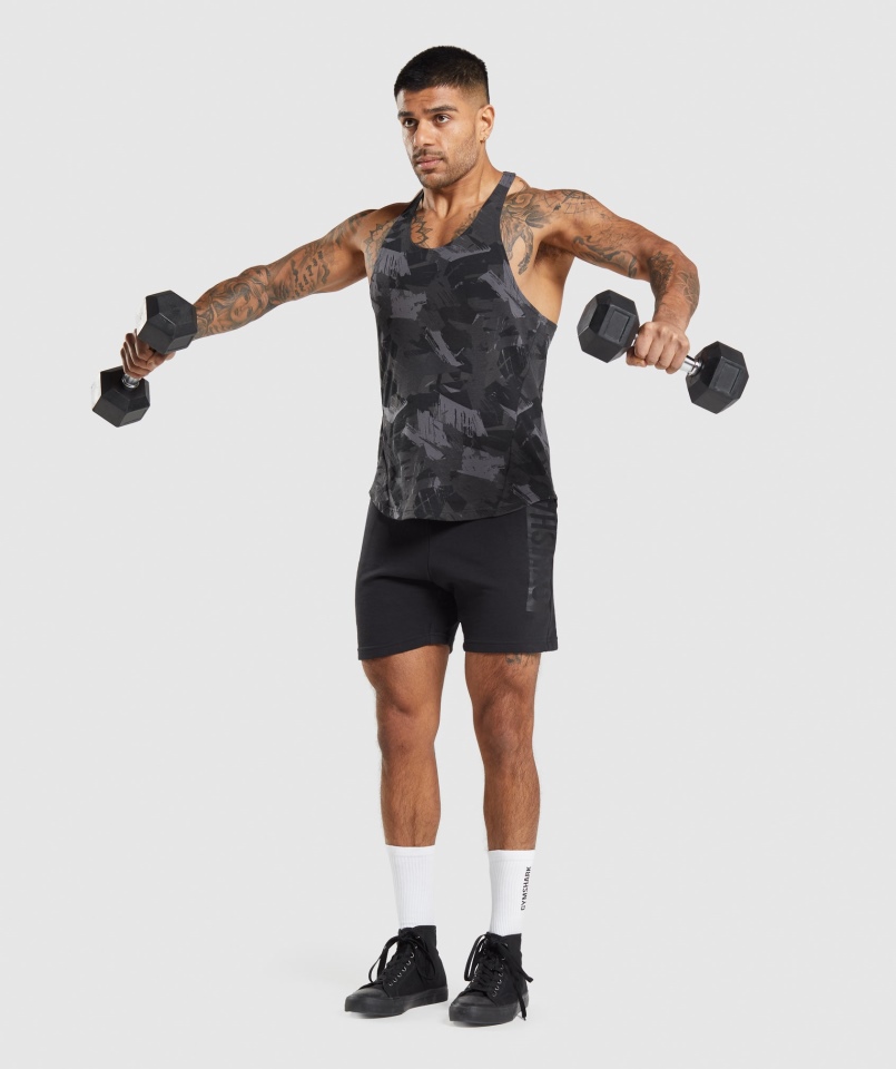 Pogrubiony Szary Nadruk Gymshark