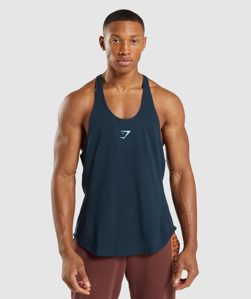 Gymshark Odważne Stringi Granatowe